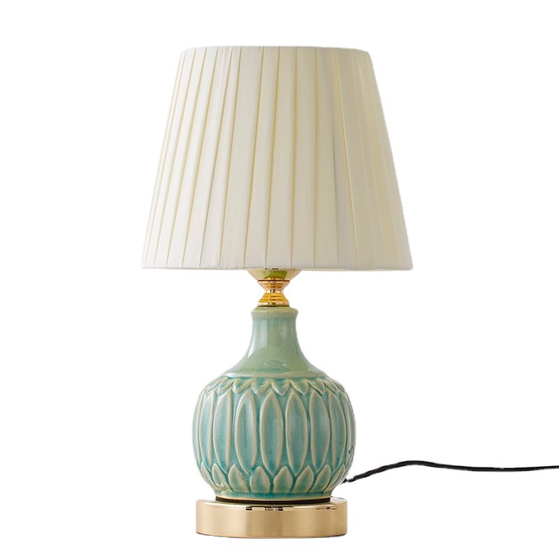 Desk Lamp - Luminária de mesa de cerâmica americana