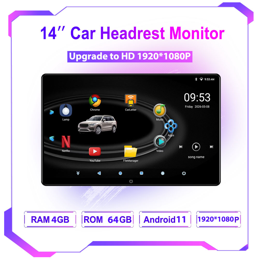 Monitor Stand - Monitor de Encosto de Cabeça Android