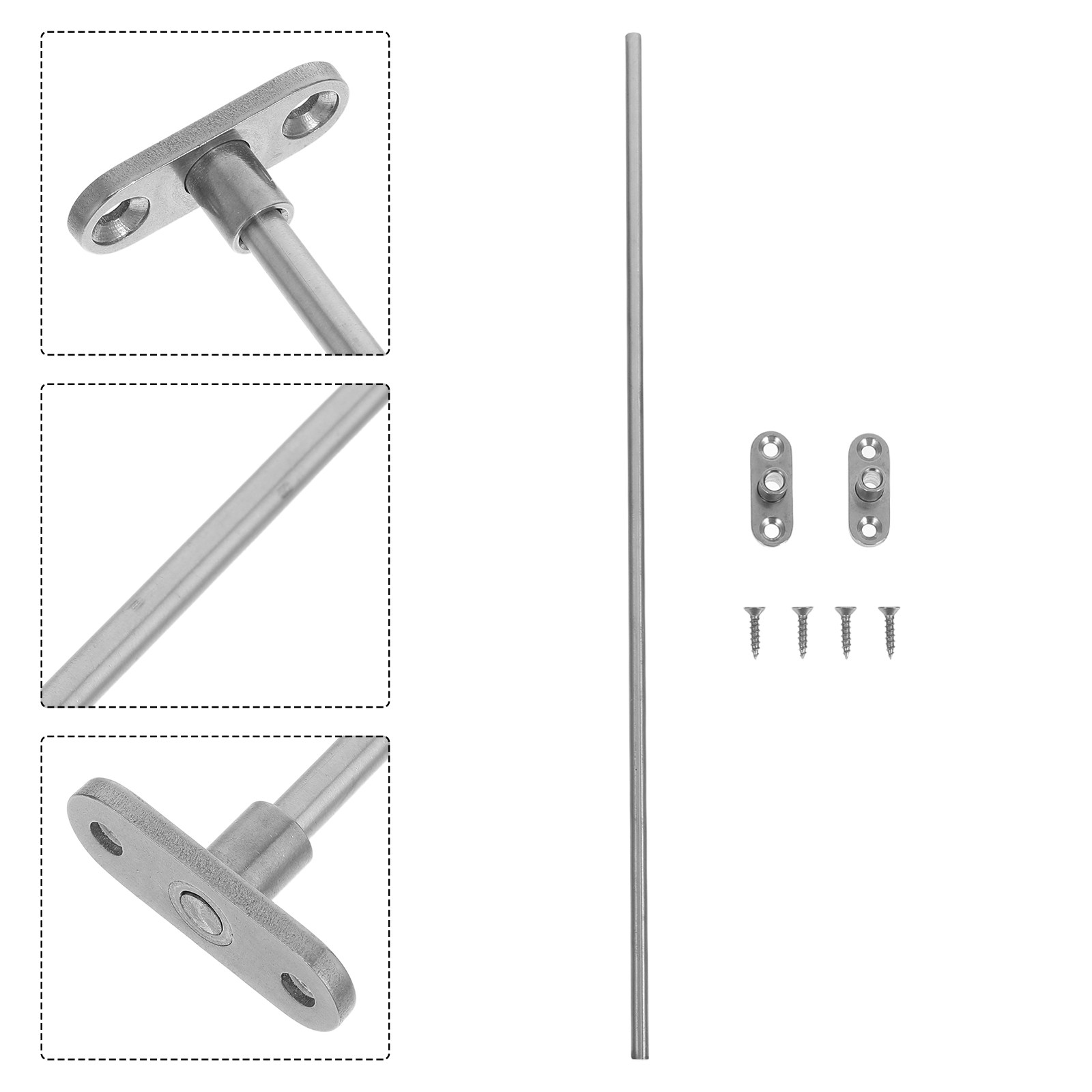 File Cabinet - Barra de aço inoxidável de 30