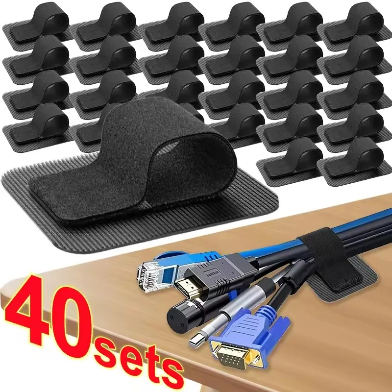 Desk Organizer - 4-40 Conjuntos de Organizadores de Cabos