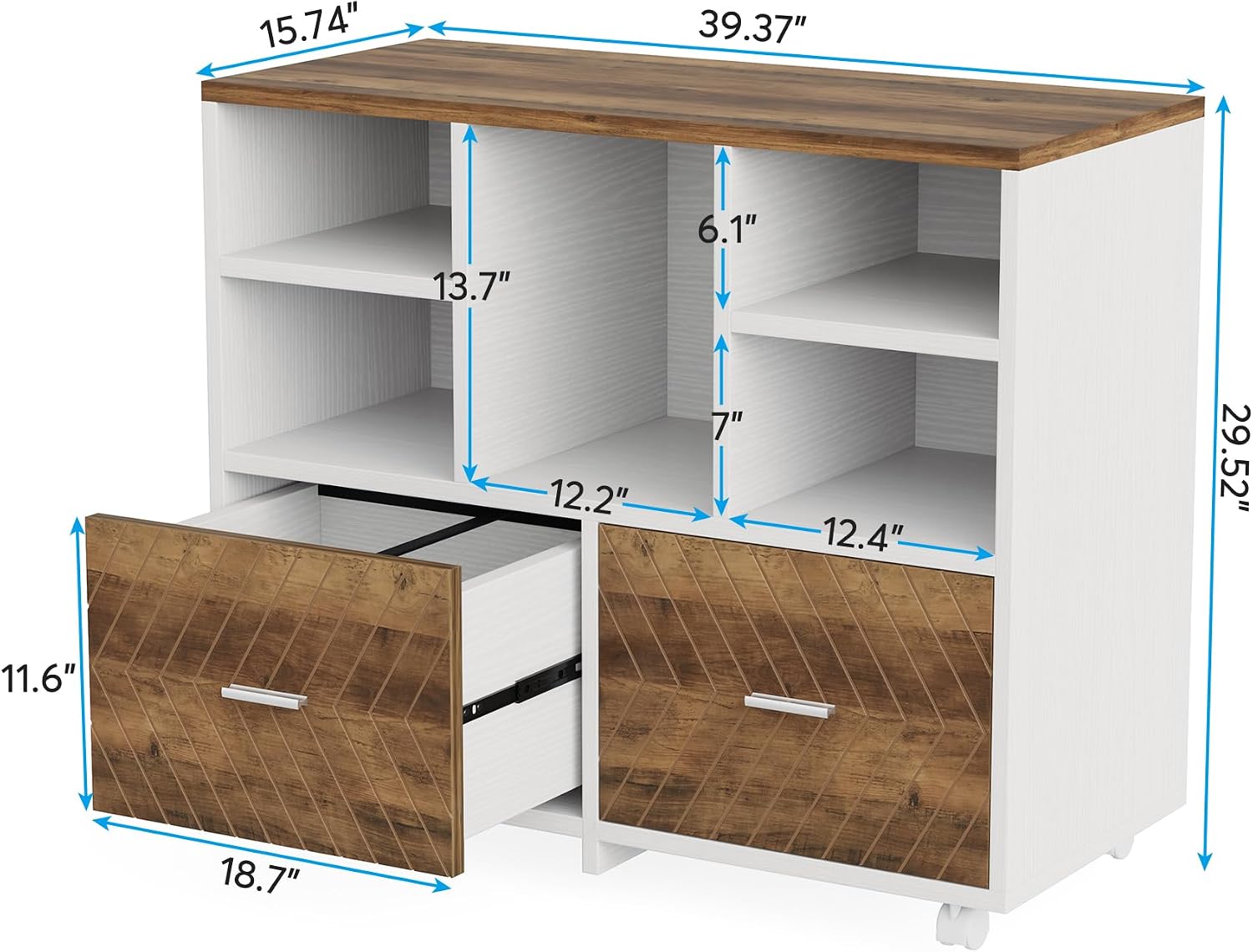 Armário de Arquivo de Madeira  - Printer Stand avaliação e preço