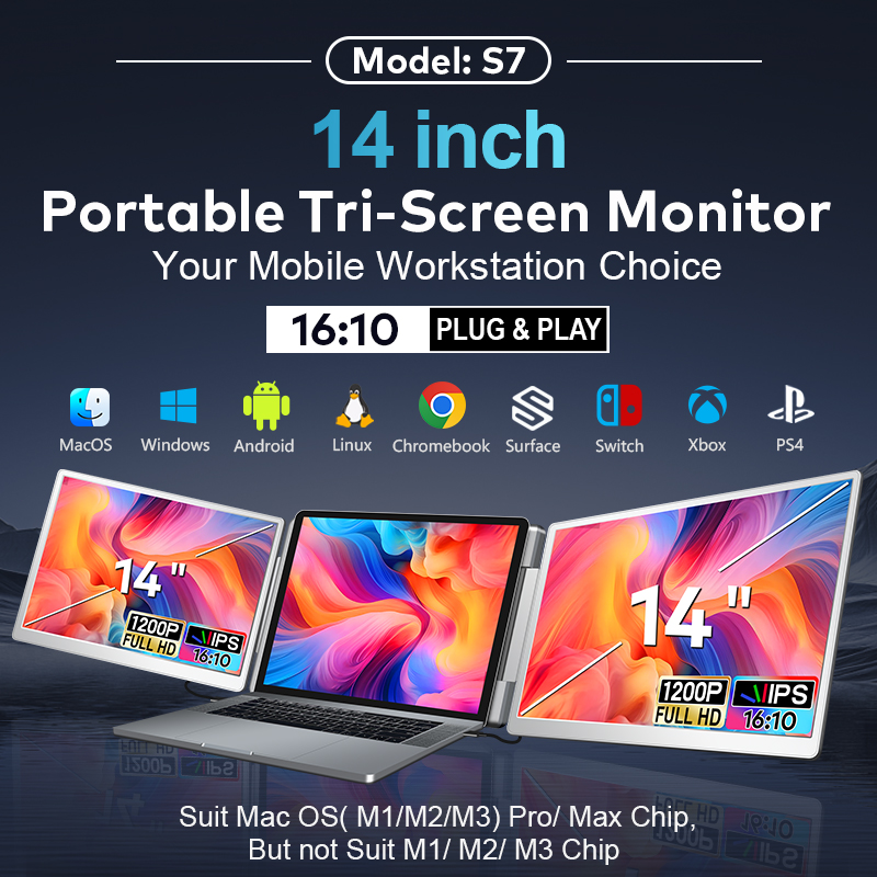 Monitor LCD portátil de tela d - Monitor Stand avaliação e preço