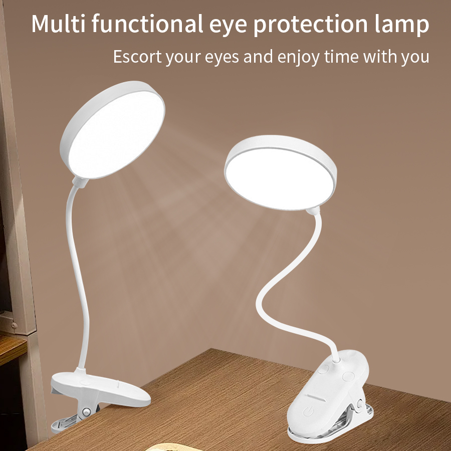 Luminária de Mesa LED com Clip - Desk Lamp avaliação e preço